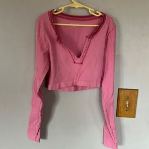 Urban Outfitters long sleeve crop top